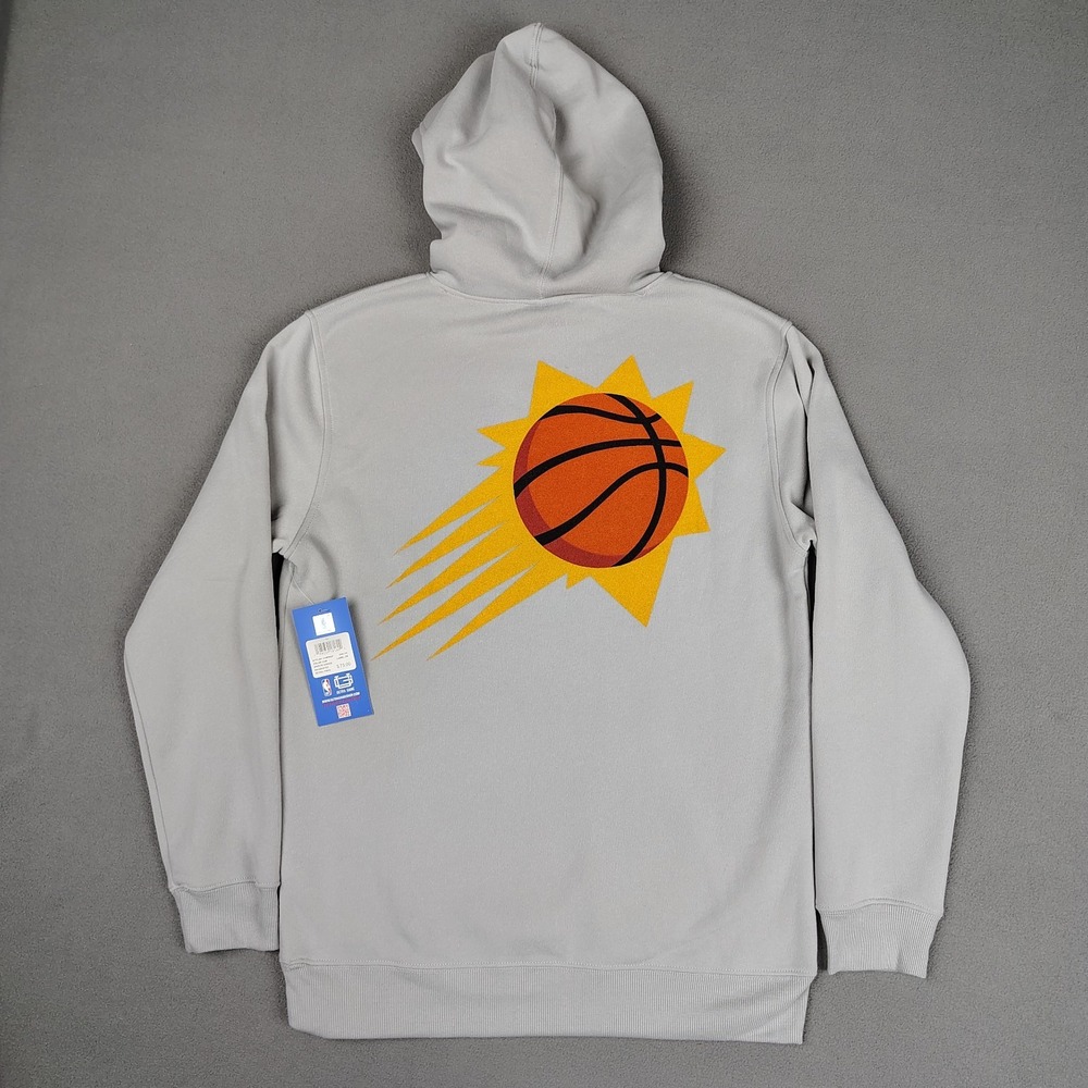 Phoenix Suns The Game Hoodie Men Medium Gray Pullover Pouch Pocket NBA New $75
